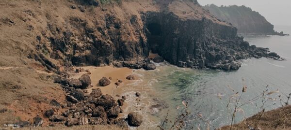 View from the top of Kasheli beach