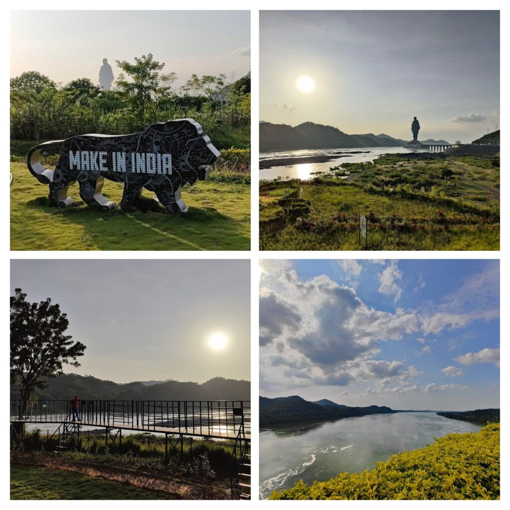 Valley of flowers, statue of unity