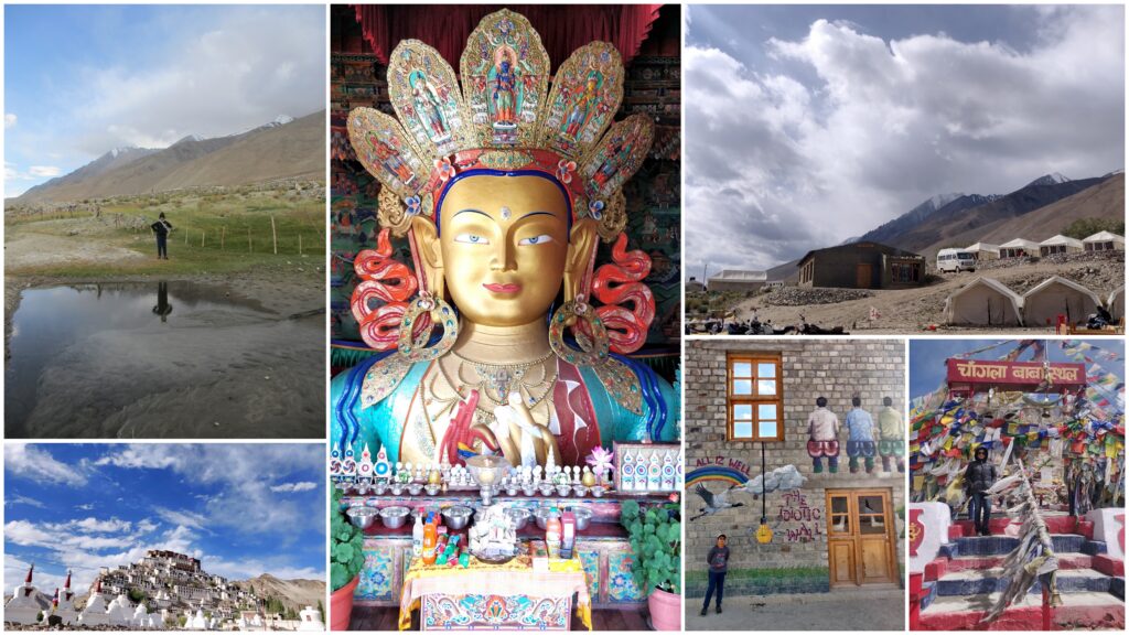 Thiskey monastery, rancho school and Changla pass., Ladakh